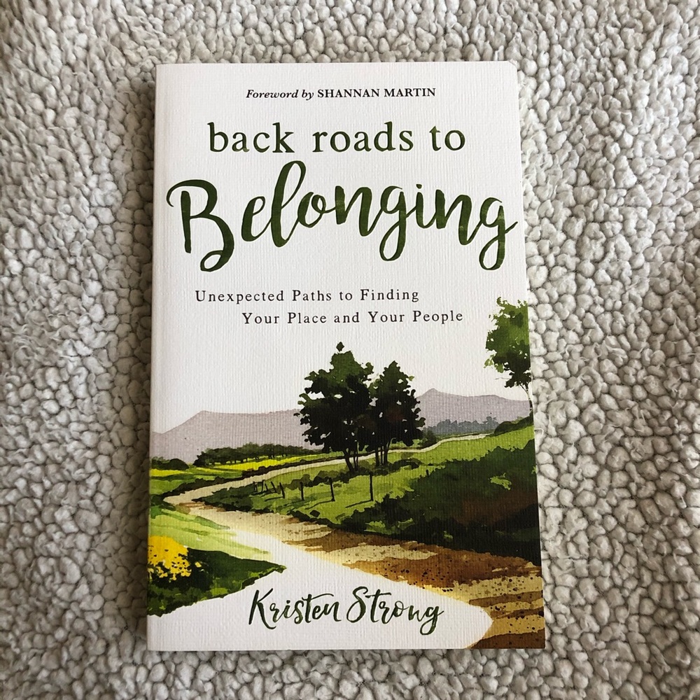 🚫SOLD Back Roads to Belonging-- Christian book
